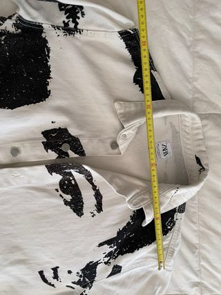 Camicia uomo Zara stampa viso