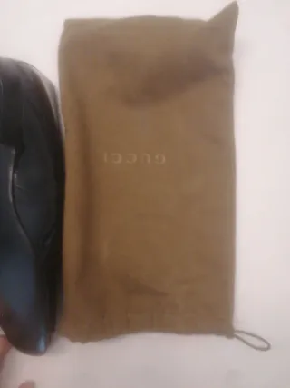 Zapatos Gucci Negro Charol Talla 44