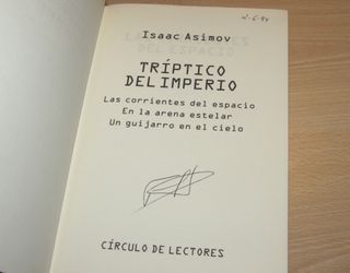Tríptico del imperio Isaac Asimov 3 novelas 1994