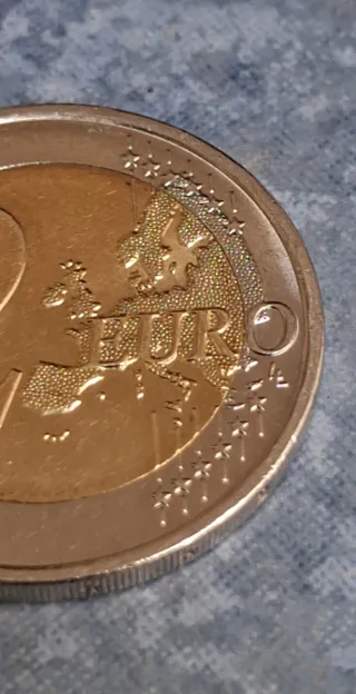 Moneda 2 Euros Rugby France 2023