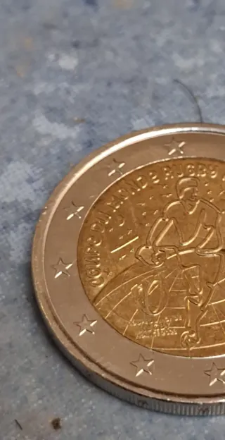 Moneda 2 Euros Rugby France 2023