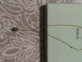 Colgante Tous Oso Negro y Dorado