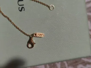 Colgante Tous Oso Negro y Dorado