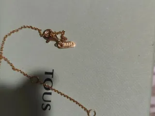 Colgante Tous Oso Negro y Dorado