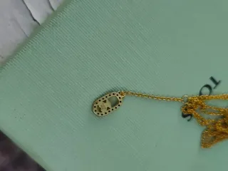 Colgante Tous Oso Negro y Dorado