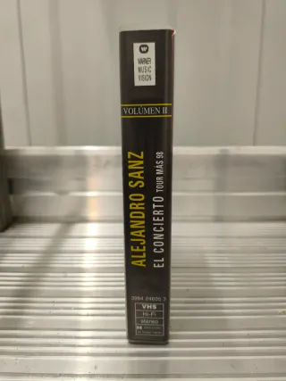 VHS Alejandro Sanz  El Concierto Tour Más 98