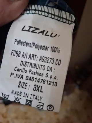 Abito floreale taglia 3XL