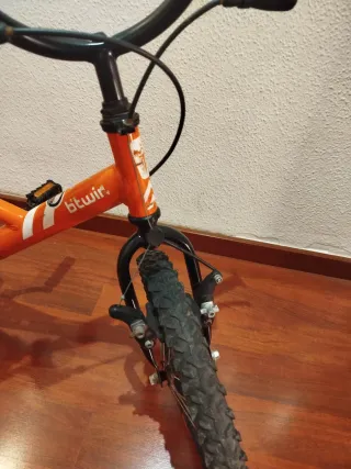 Bicicleta infantil naranja 17 pulgadas