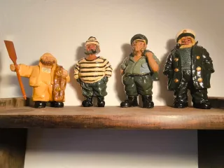 Vintage Figuras marineros antiguas años 60