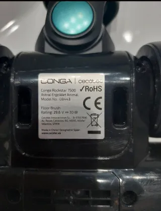 Sepillo completo de la aspiradora cecotec 7500