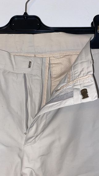 Pantaloni cargo leggeri beige taglia 44