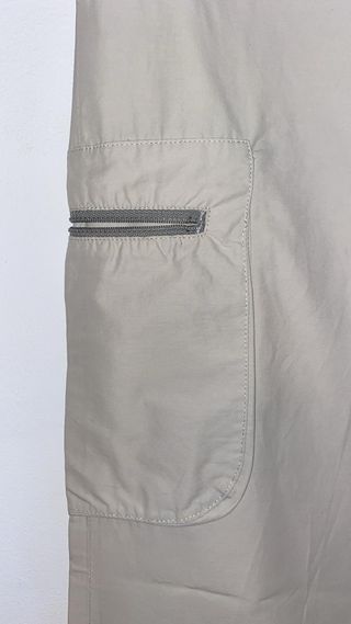 Pantaloni cargo leggeri beige taglia 44