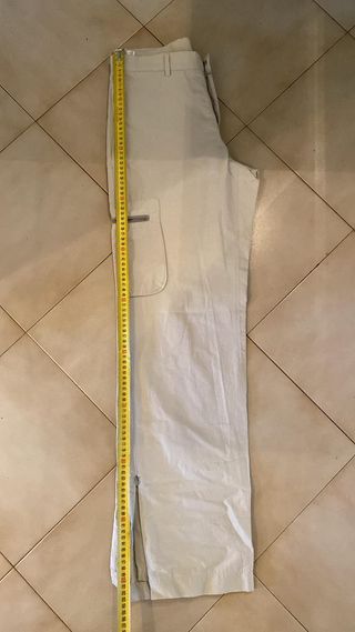 Pantaloni cargo leggeri beige taglia 44
