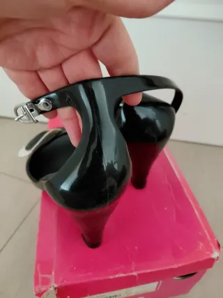 Sandalias Melissa Corazón Negro Blanco