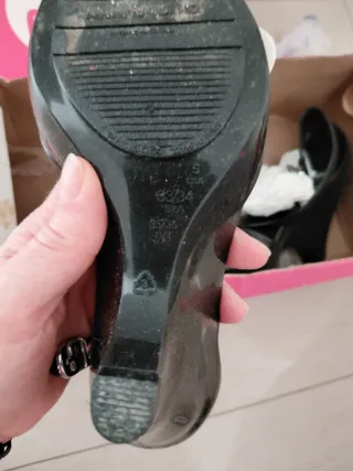 Sandalias Melissa Corazón Negro Blanco