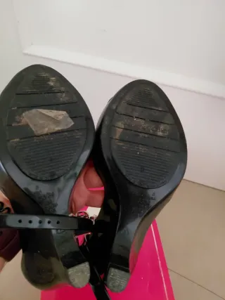 Sandalias Melissa Corazón Negro Blanco