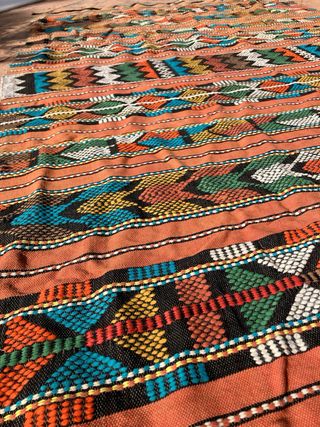 Alfombra bereber antigua de lana