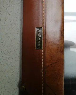 Elegante portafoto in cuoio