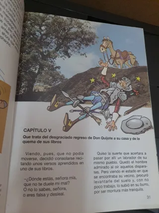 Don Quijote De La Mancha  y la h° de Cervantes