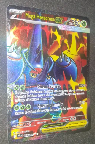 Carte Pokémon Heracross e Mega Heracross