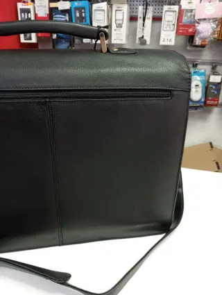 Maletín Piel Master London Negro