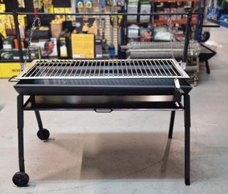 BARBACOA HIERRO XL 100X50 PARRILLA INOX