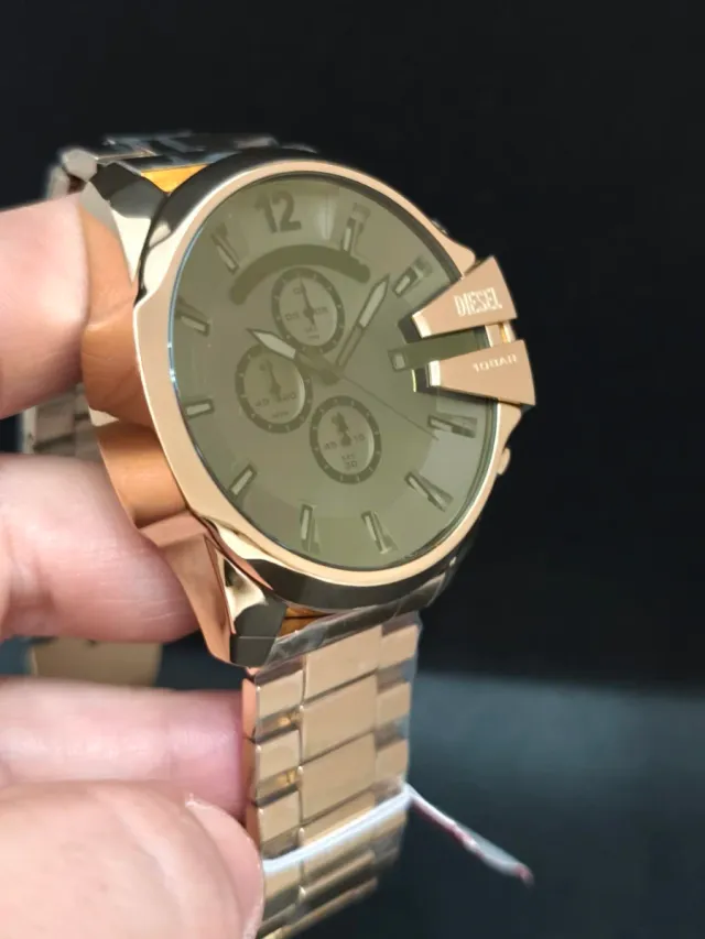 Reloj Diesel Mega Chief Dorado Hombre Cronógrafo