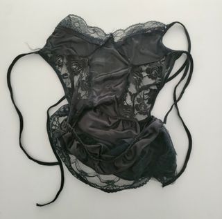 Body camisón encaje negro talla M L muy sensual