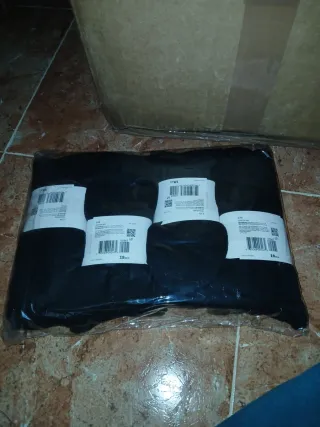 Pack 12 Calcetines Nike Talla 42-46 Negros