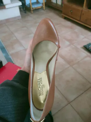 Tacones Michael Kors Marrones Talla 37.5