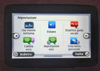 Navigatore TOM TOM con cavi e custodia