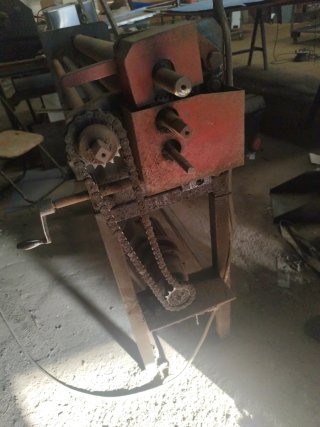 Curvadora chapa 1 metro
