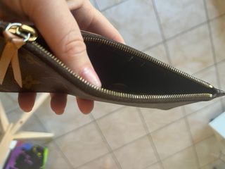 Portamonete Louis Vuitton monogram marrone