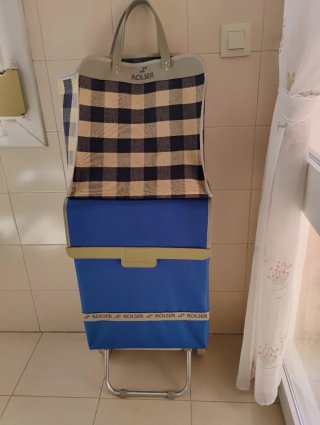 Carro más bolso de compra