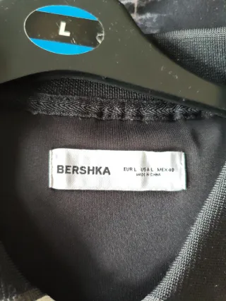 Camisa Bershka Negra Talla L