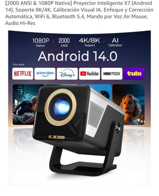Proyector LumeCube X7 2000 ANSI Negro