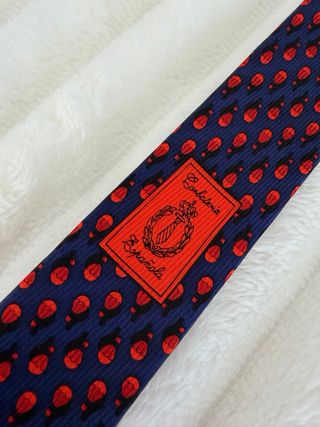 Corbata Corbateria Española Seda Azul Granate