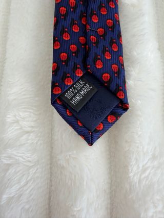 Corbata Corbateria Española Seda Azul Granate
