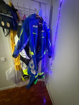 Mono Spidi Alta Gama Azul y Amarillo Talla 50