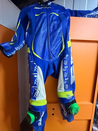 Mono Spidi Alta Gama Azul y Amarillo Talla 50