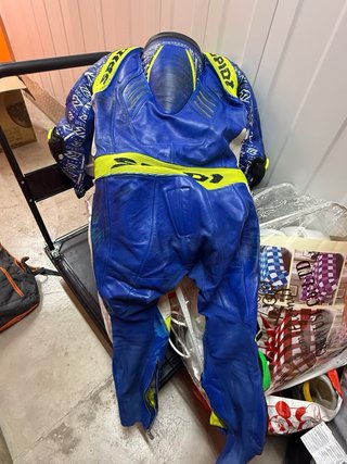 Mono Spidi Alta Gama Azul y Amarillo Talla 50