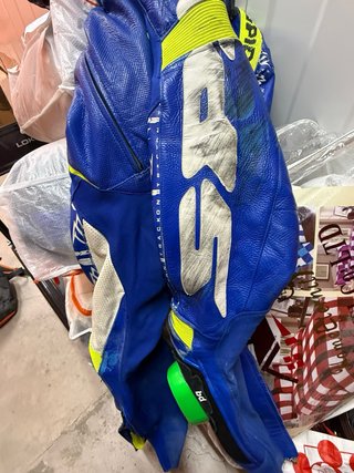 Mono Spidi Alta Gama Azul y Amarillo Talla 50