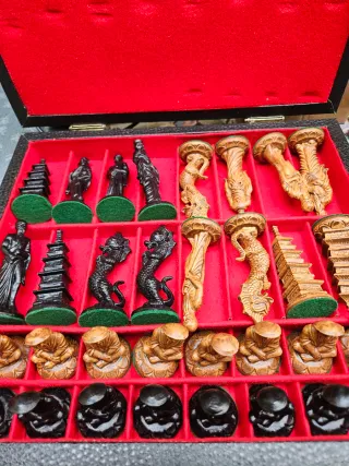 Juego Ajedrez Chino Antiguo