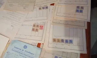 Lote facturas antiguas años 60