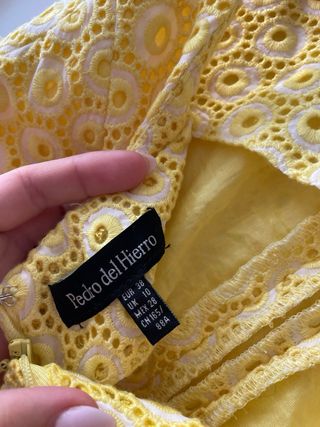 Vestido Pedro del Hierro Amarillo