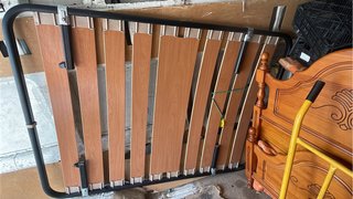 Somier metálico con lamas de maderay tapiflex