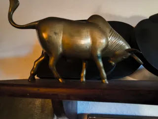 Escultura Nandi Bronce Antigua