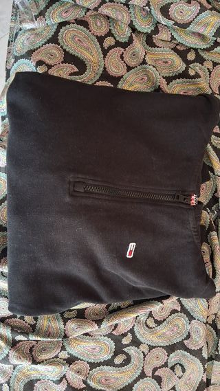 Felpa corta Tommy Jeans nera