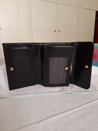 Portafoglio donna pelle nera