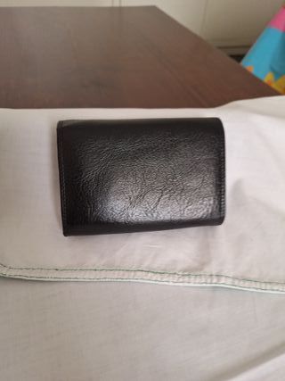 Portafoglio donna pelle nera
